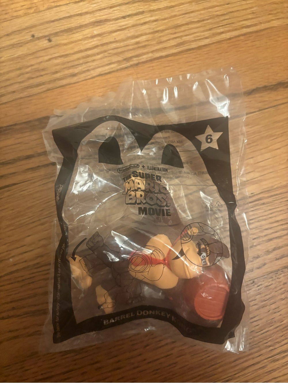 McDonald's Nintendo The Super Mario Bros Movie Barrel Donkey Kong Happy Meal Toy